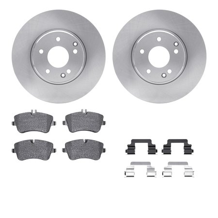 DYNAMIC FRICTION CO 6312-63094, Rotors with 3000 Series Ceramic Brake Pads includes Hardware 6312-63094